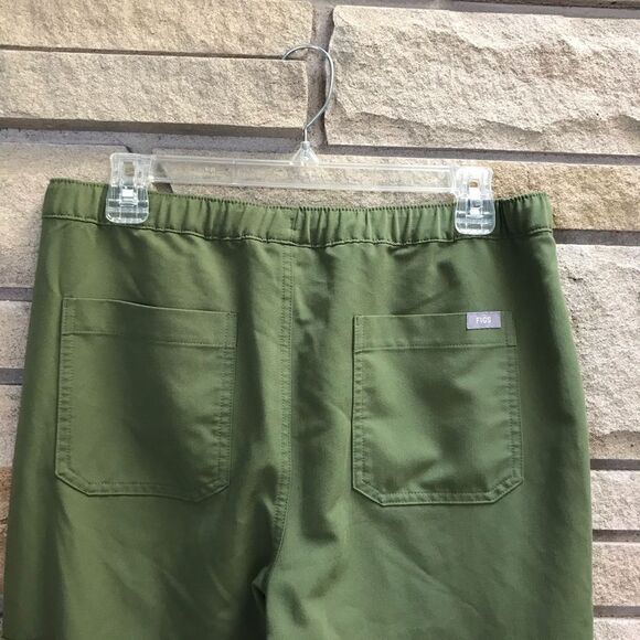 FIGS LIMITED EDITION Cairo Cargo Scrub Pant-DARK OLIVE Small - Picture 8 of 11